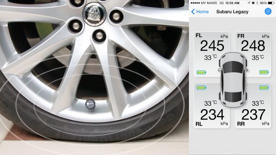 Bluetooth Tire Pressure Sensors: Fobo Tire & Fobo Bike