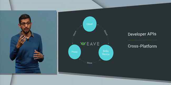 Google reveals Brillo OS and Weave connectivity schema for IoT devices