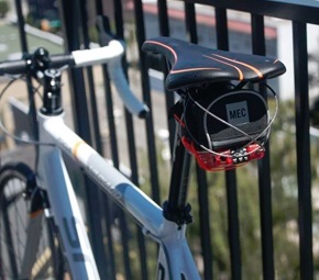 Tracked bike lock