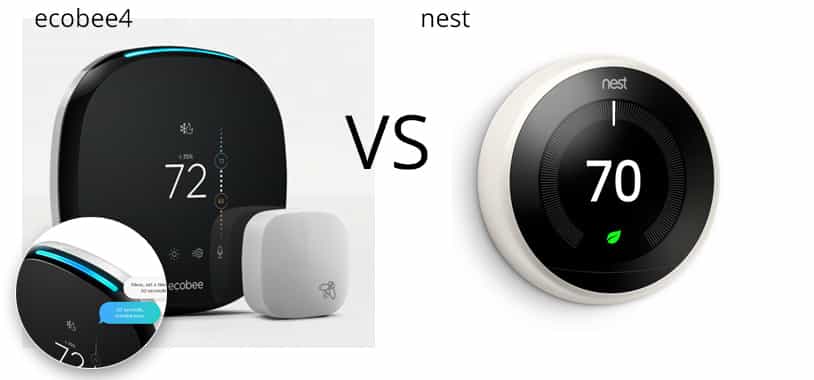 Ecobee vs Nest Graphic